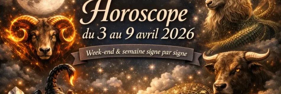 Horoscope de l’Alchimiste.be du 3 au 9 avril 2026